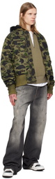 BAPE Green 1st Camo MA-1 Bomber Jacket