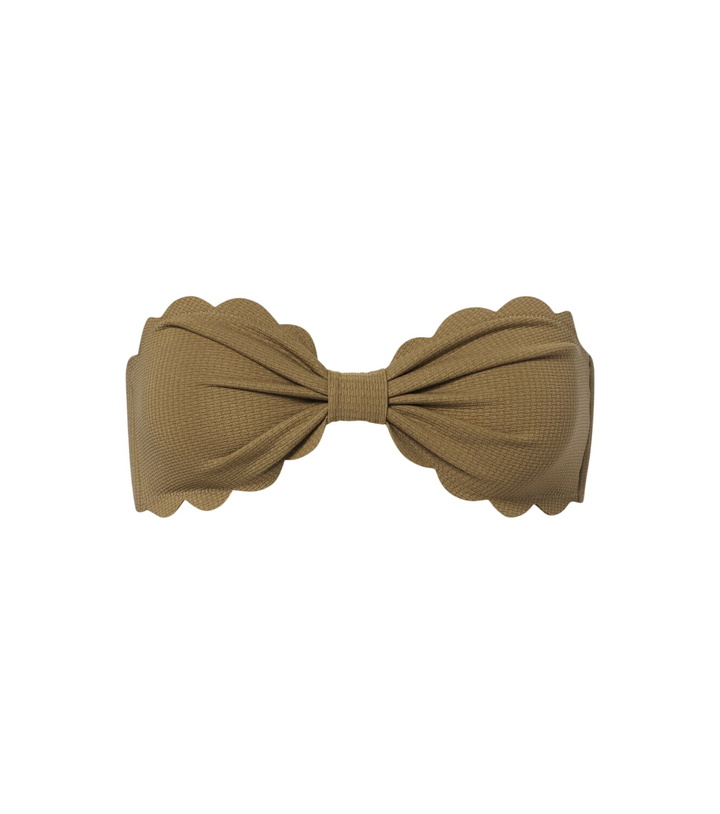 Photo: Marysia Antibes scalloped bandeau bikini top