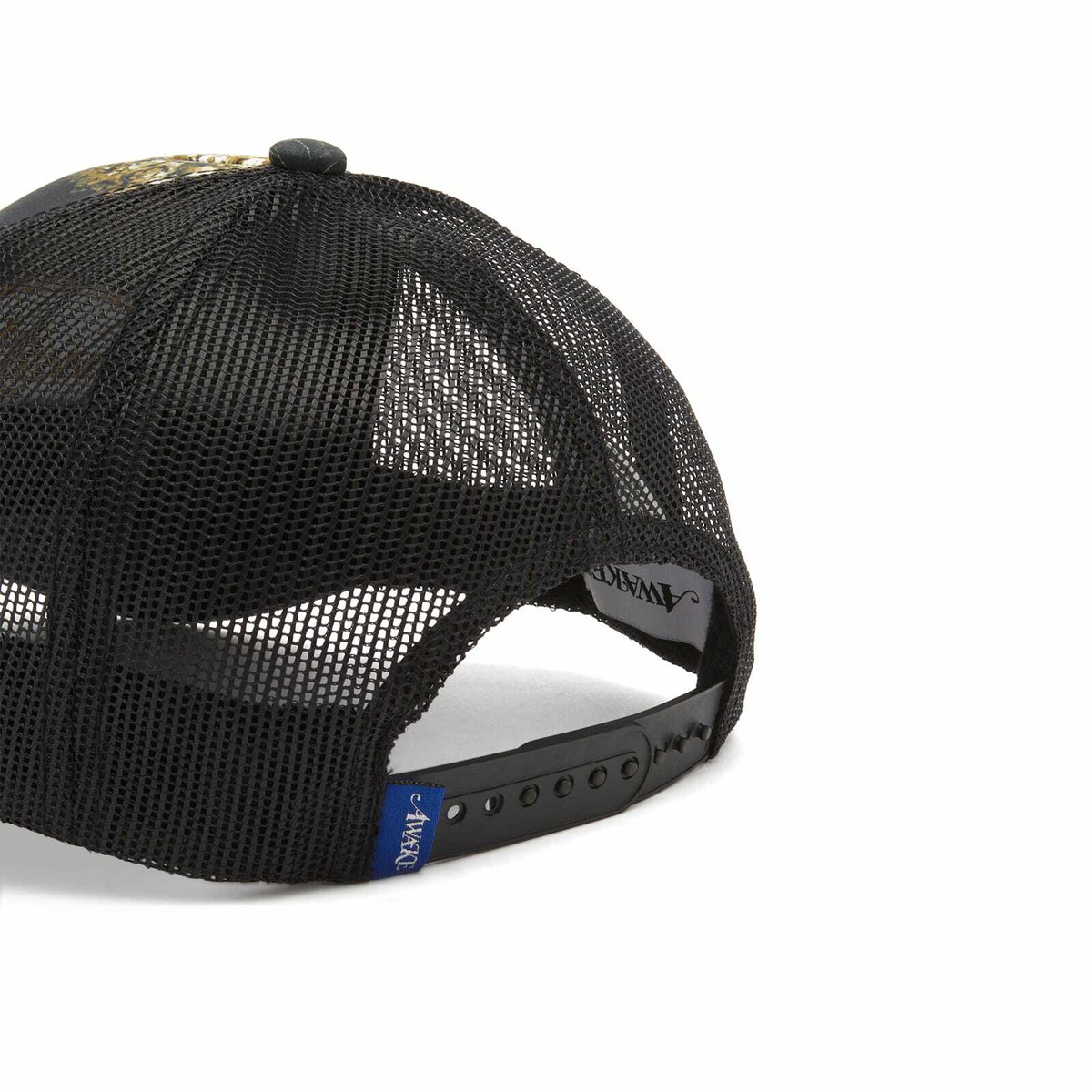 Awake NY Men's King Logo Trucker Cap in Shadow 