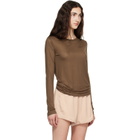 Baserange Brown Long Sleeve T-shirt