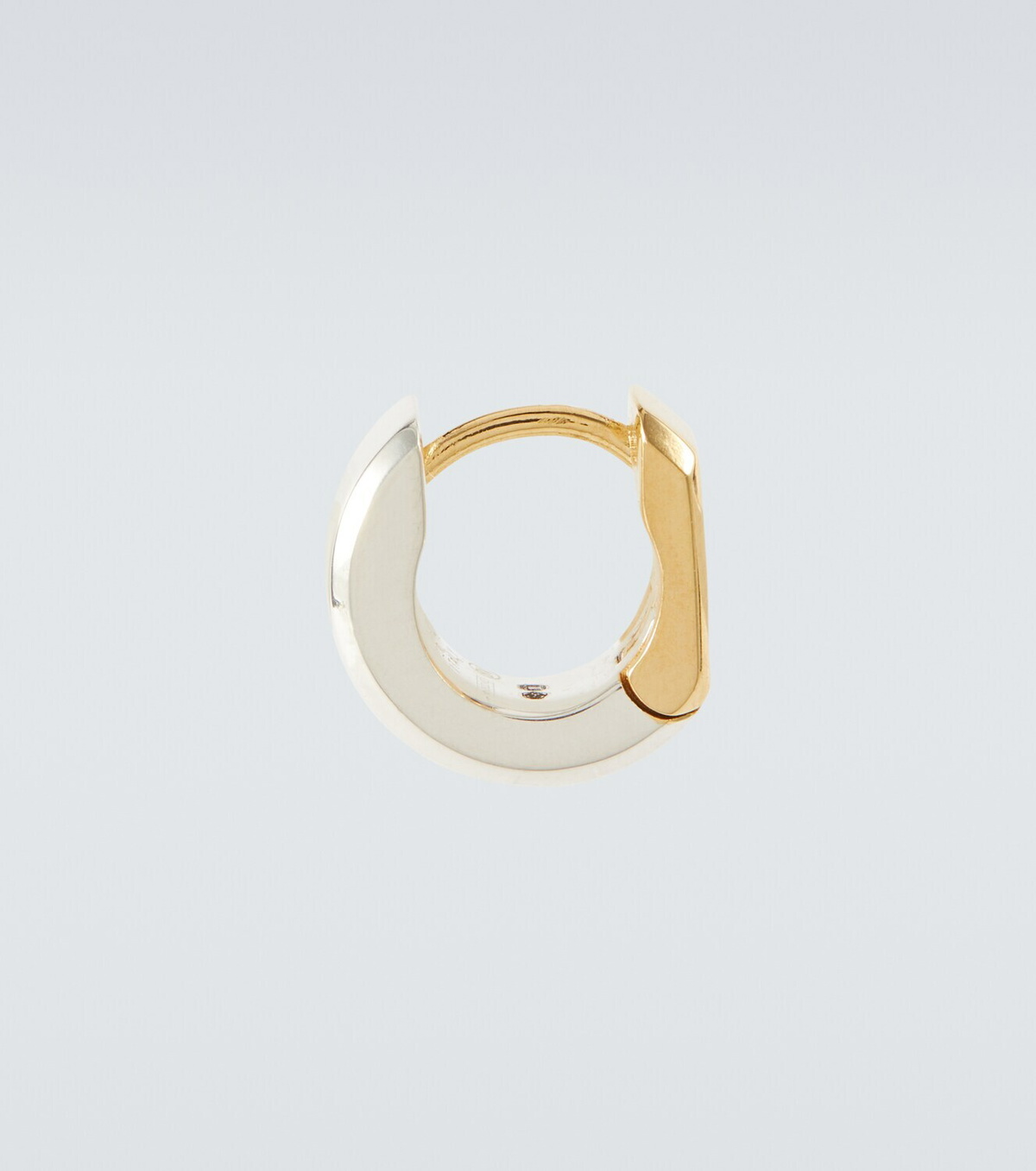 Bottega Veneta Hinge 18k gold-plated and sterling silver earrings