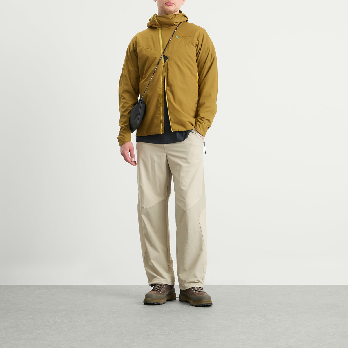 Klättermusen Men's Gondul Hooded Jacket in Juniper Green