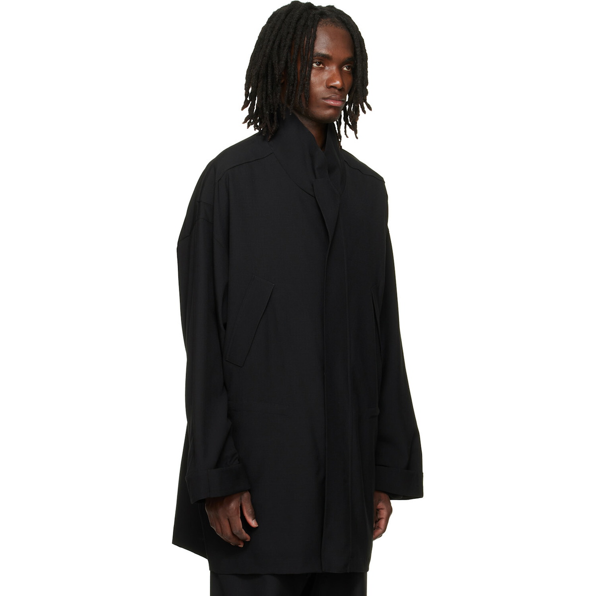Fear of God Black Ripstop Parka Coat
