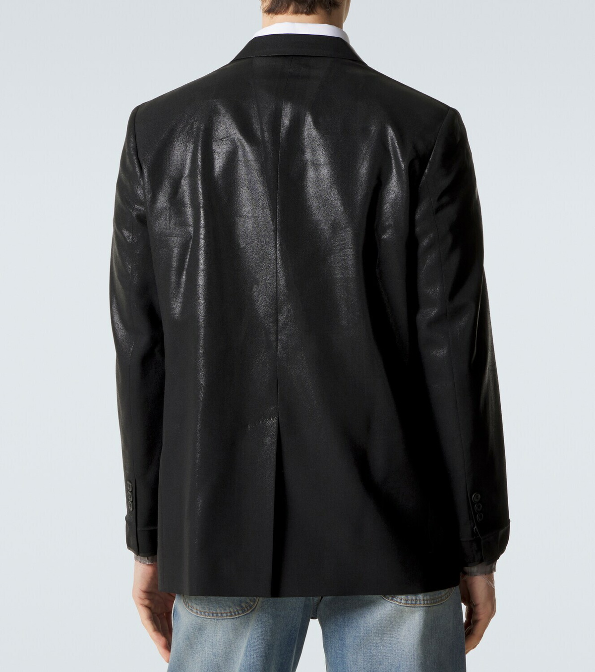 Maison Margiela Double-breasted virgin wool blazer