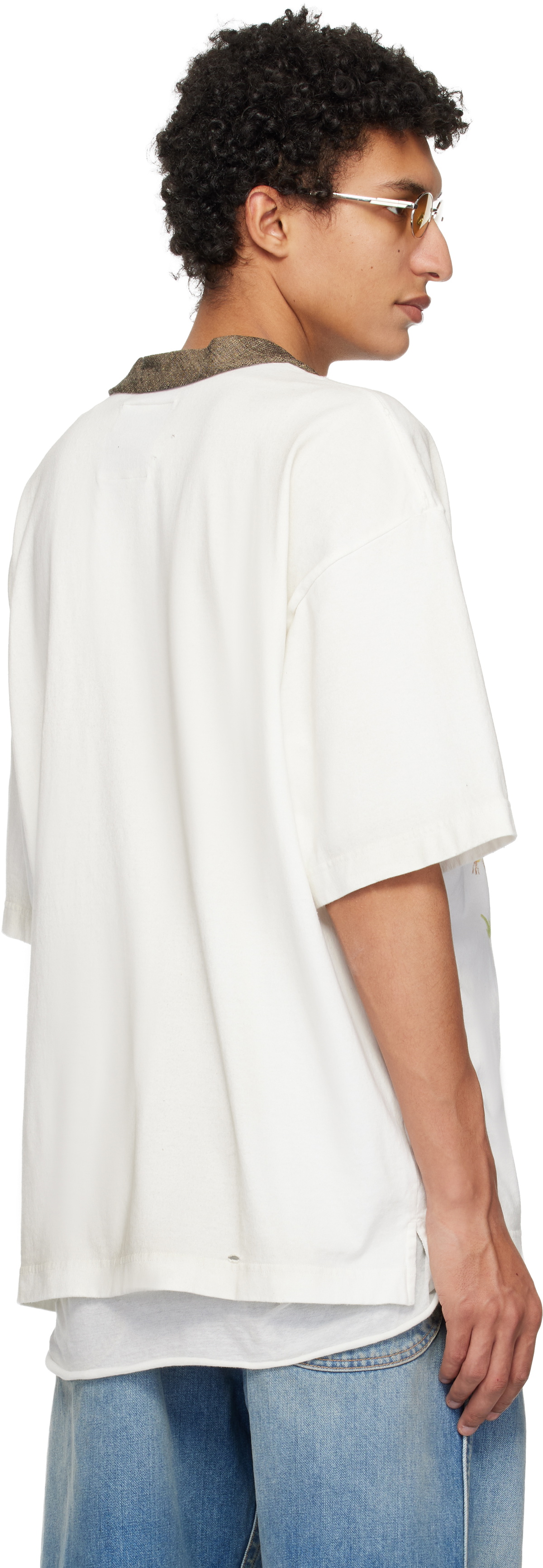 Maison MIHARA YASUHIRO Off-White Kids Doodle Printed T-shirt
