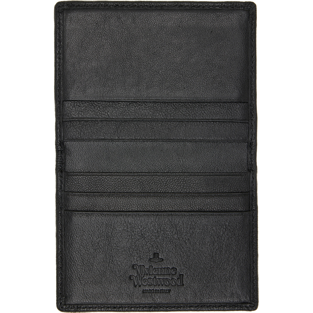 Vivienne Westwood Black Orb Bifold Man Card Holder