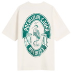 END. Beer Mat T-Shirt in Ecru