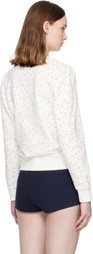 Sandy Liang White Polka Sweatshirt