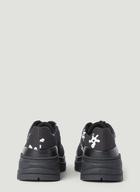 Phileo Basalt White Flower Lace-Ups
