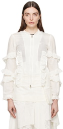 OPEN YY White Frill Shirt