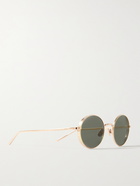 MATSUDA - Round-Frame Gold-Tone Sunglasses