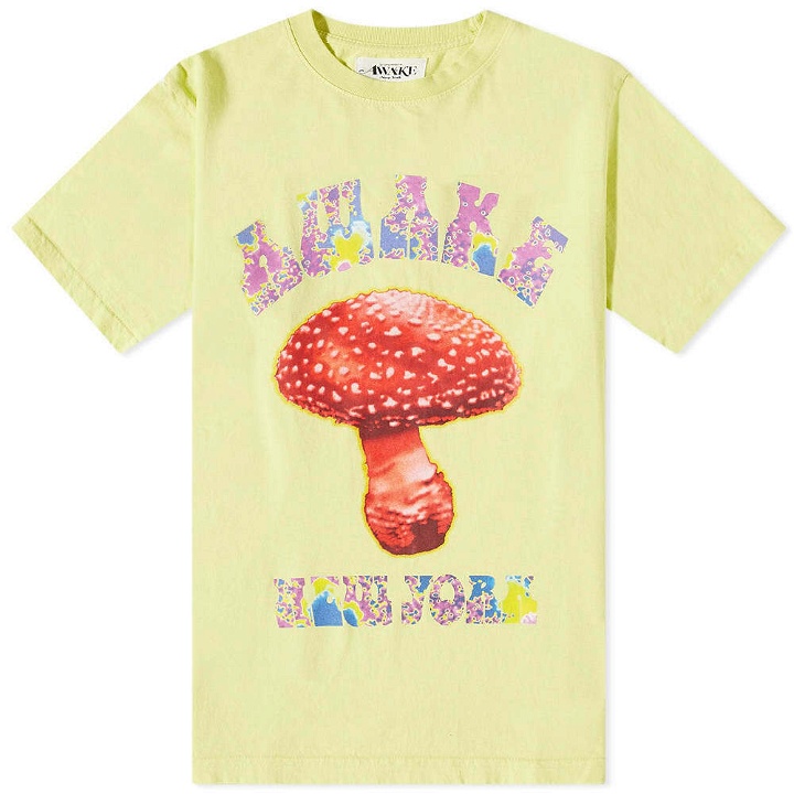 Photo: Awake NY Mushroom T-Shirt in Lime