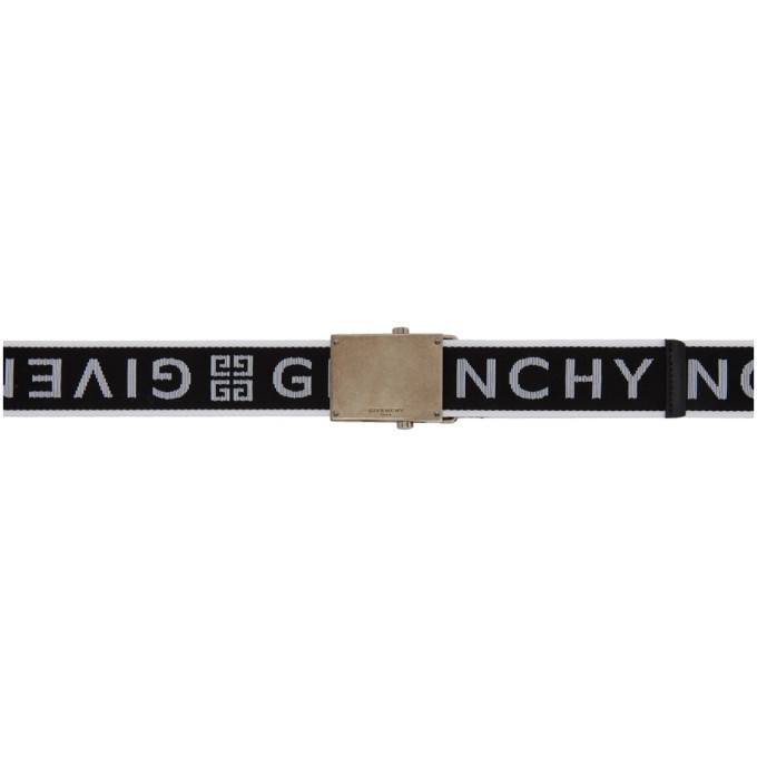 Photo: Givenchy Black and White Logo Tape Belt