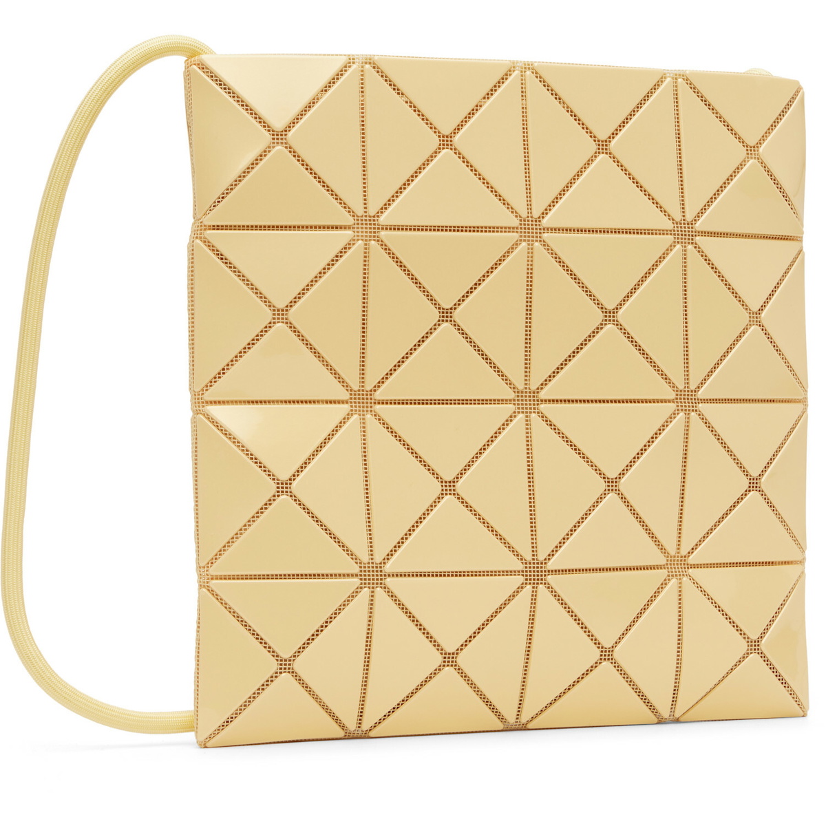 BAO BAO ISSEY MIYAKE Yellow Lucent One-Tone Bag