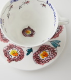Serax x Marni Anemone Milk set of 2 cappuccino cups and saucers