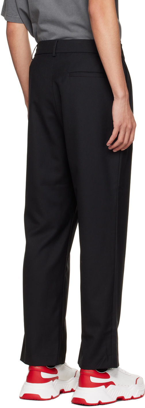 Feng Chen Wang Black Patchwork Trousers Feng Chen Wang