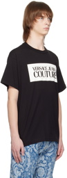 Versace Jeans Couture Black Printed T-Shirt