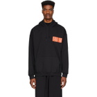 N.Hoolywood Black Orange Patch Hoodie