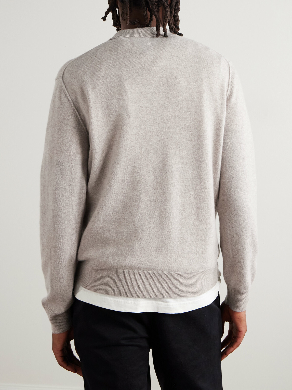 Hartford - Wool and Cashmere-Blend Polo Shirt - Neutrals