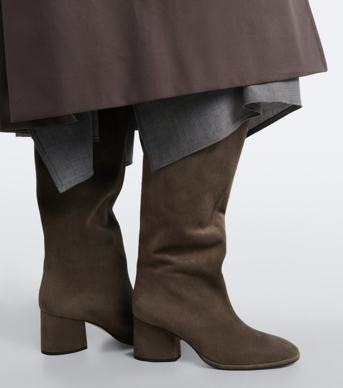 Aeyde Almut suede knee-high boots