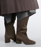 Aeyde Almut suede knee-high boots