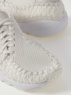 Nike - Air Footscape Suede-Trimmed Woven Webbing and Mesh Sneakers - White