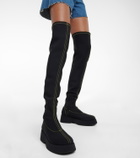 Ganni - Over-the-knee sock boots