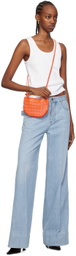 Bottega Veneta Orange Mini Sardine Bag