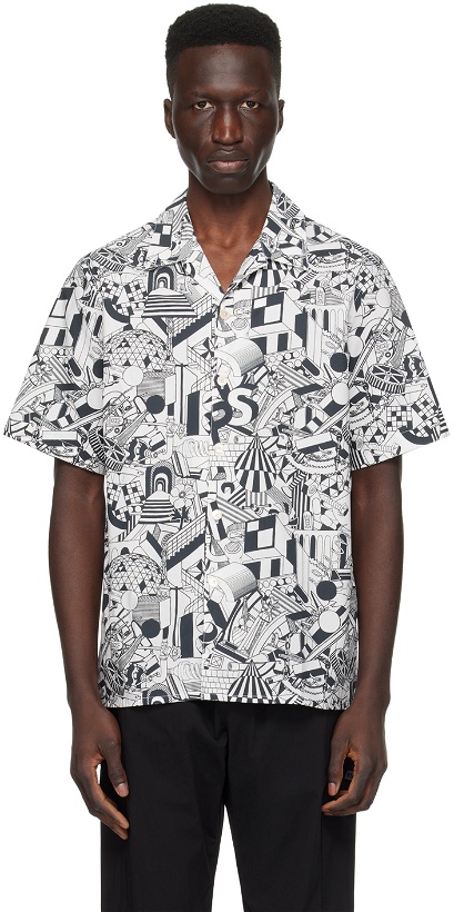 Photo: PS by Paul Smith Black & White Graphic Shirt
