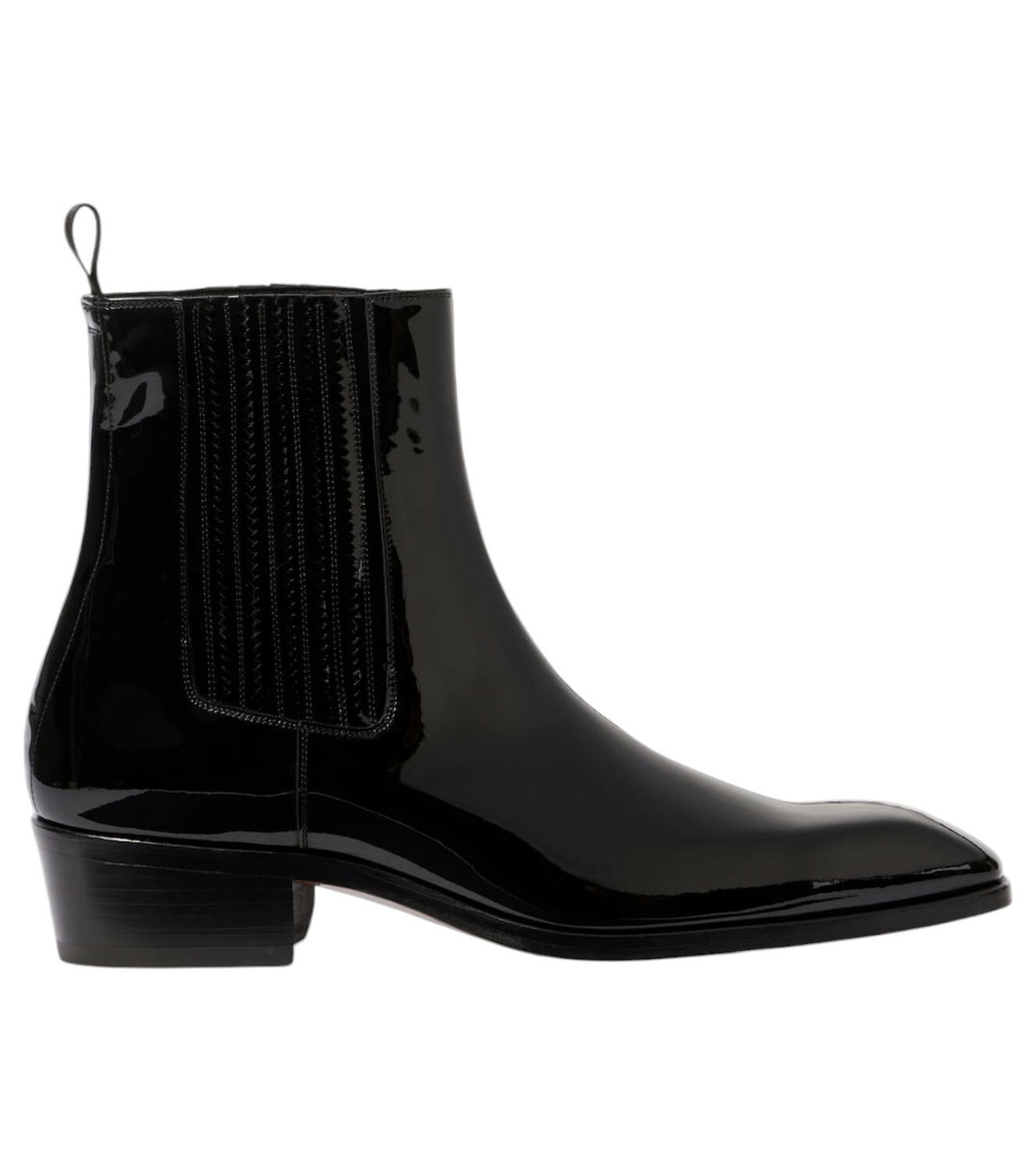 【TOM FORD】Elkan レザー チェルシーブーツ ブラック TOM FORD Elkan Leather Chelsea Boots for Men | MR PORTER