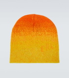 ERL - Gradient mohair-blend beanie