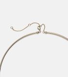 Yvonne Léon 9kt gold choker with diamonds