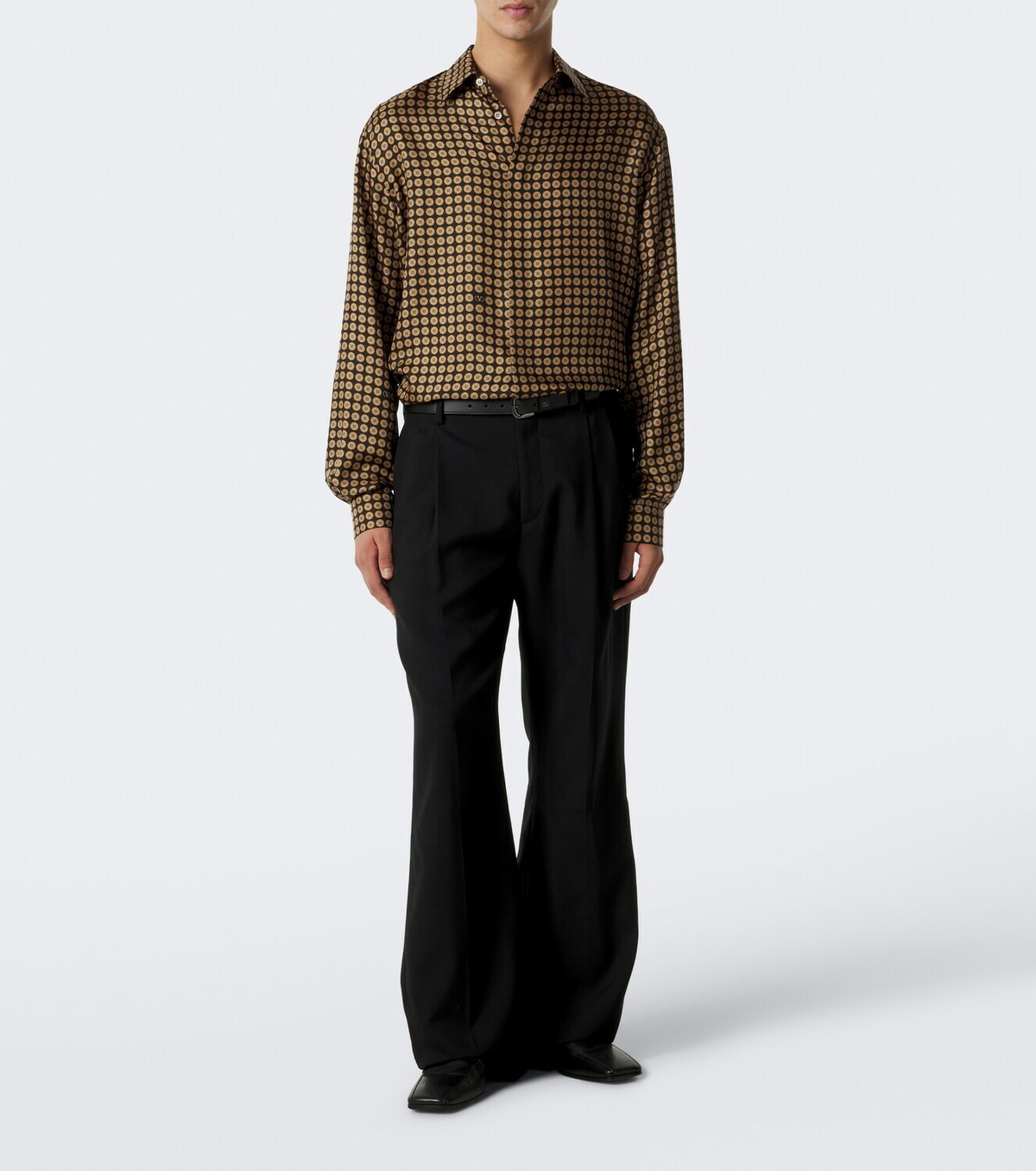 Valentino Garavani Printed silk twill shirt