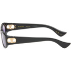 Valentino Black Vain Light V Logo Sunglasses