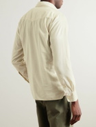 Officine Générale - Arsene Button-Down Collar Cotton-Blend Corduroy Shirt - White