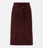 'S Max Mara Suede midi skirt