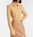 Mugler Pleated shirt