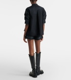 Sacai Belted denim shorts