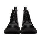 Alexander McQueen Black Beauty Lace-Up Boots
