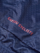 CAFE DU CYCLISTE - Micheline Mesh-Panelled Cycling Jersey - Blue - XS