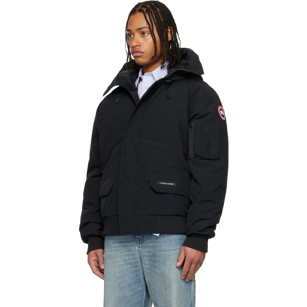 Canada Goose Black Chilliwack Bomber Down Jacket