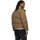 Stone Island Khaki 4100109 Crinkle Reps NY Down Jacket