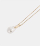 Bottega Veneta 18kt gold pearl necklace