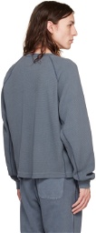 John Elliott Navy Thermal Sweatshirt