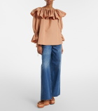 Chloé Chloé Sand leather wedge sandals