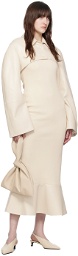 Nanushka Off-White Brisia Leather Jacket