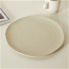 ferm LIVING Large Flow Plate in Off-White Speckle