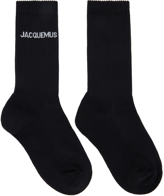 Photo: Jacquemus Black Le Papier 'Les Chaussettes Jacquemus' Socks