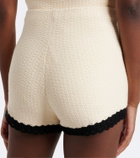 Posse Hattie crochet-trim shorts