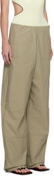 Paris Georgia Khaki Cocoon Track Pants